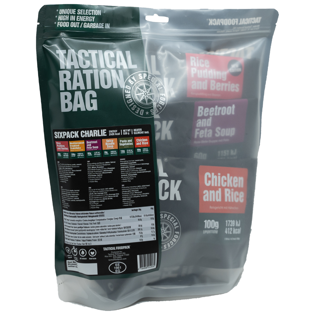 Tactical Foodpack Tactical Sixpack CHARLIE 530g