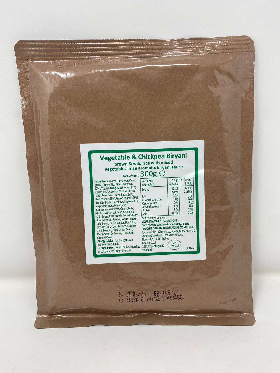 British Army ORP Main Meal pouches