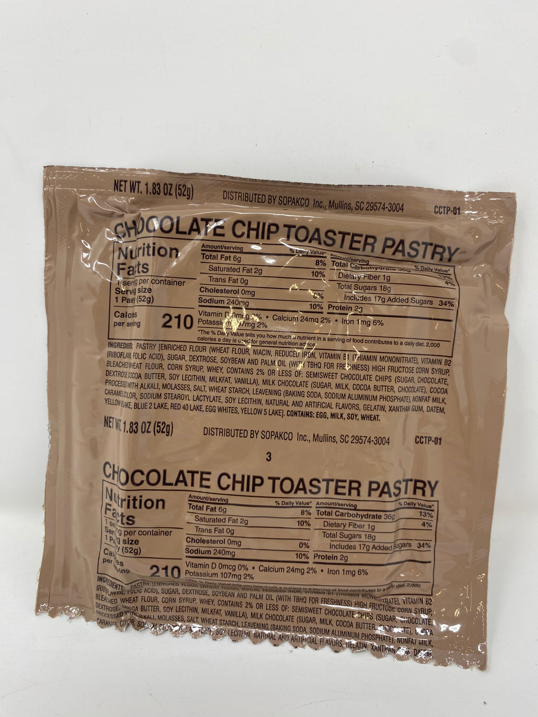 Chocolate Chip Toaster Pastry