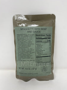 US MRE entrees, deserts & sides