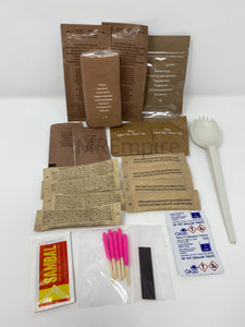 British Army 24h ORP Ration 2022 pack date