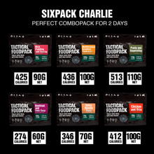 Load image into Gallery viewer, Tactical Foodpack Tactical Sixpack CHARLIE 530g
