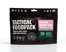 Load image into Gallery viewer, Tactical Foodpack Crunchy Muesli with Strawberries 125g
