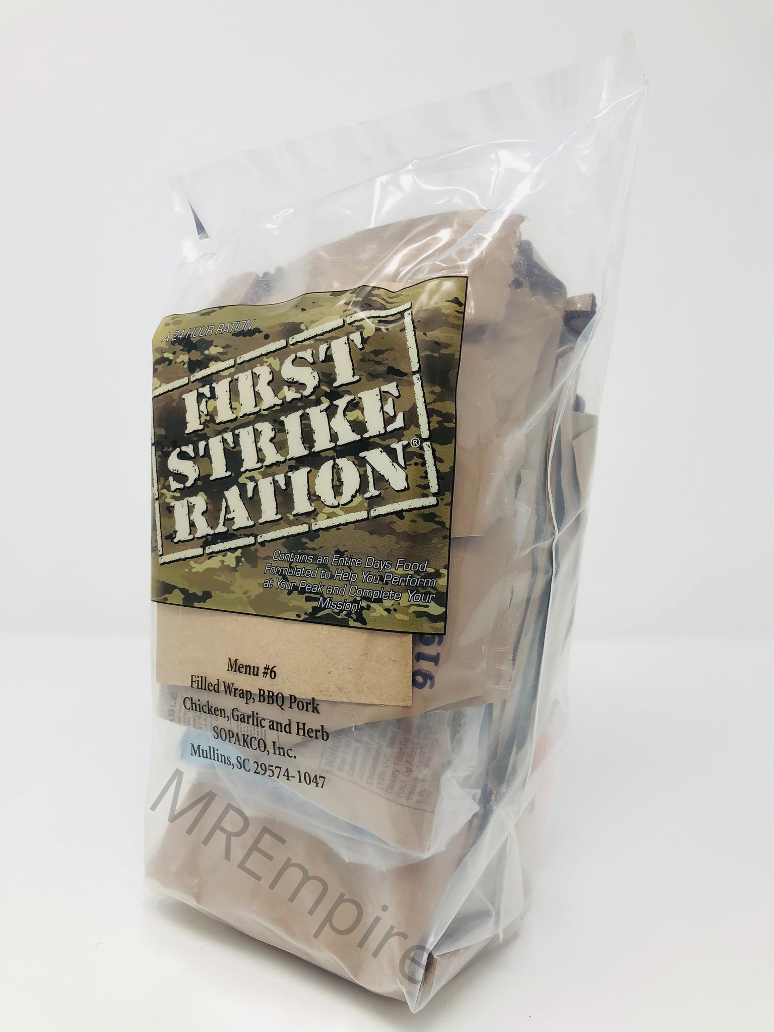 Us First Strike Ration FSR First Strike US Army 24h MRE ration