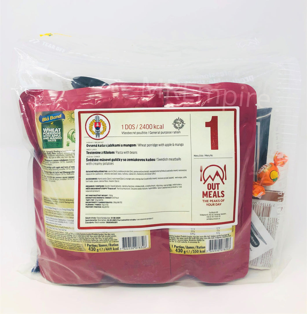 Slovakia Army General Purpose Ration