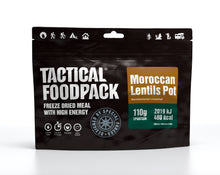 Load image into Gallery viewer, Tactical Foodpack Moroccan Lentils Pot 110g
