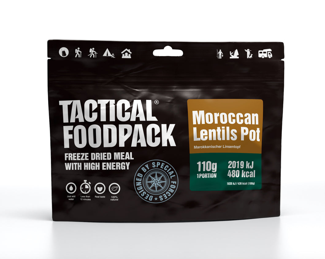 Tactical Foodpack Moroccan Lentils Pot 110g