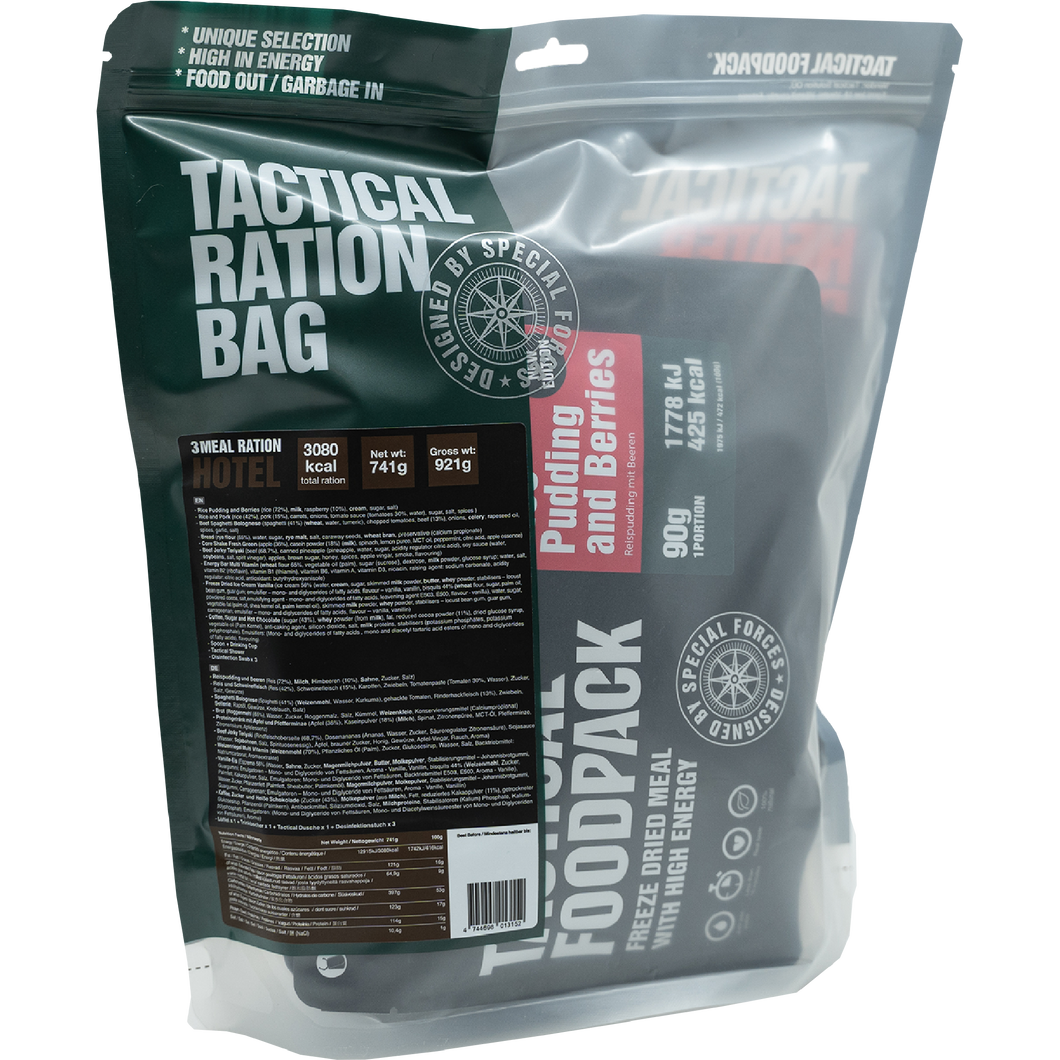 Tactical Foodpack 3 Meal Ration HOTEL