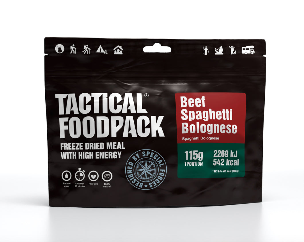 Tactical Foodpack Beef Spaghetti Bolognese 115g